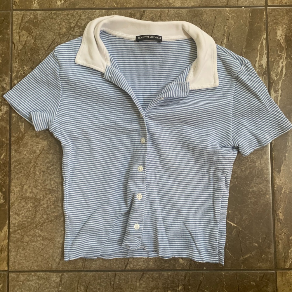 Brandy Melville Striped Short Sleeve